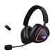 ASUS ROG Delta II Wireless Gaming Headset (50mm Titanium Drivers, ROG SpeedNova, 10mm Super-Wideband Mic, 110+HR Battery, DualFlow Audio, BT, 2.4 GHz, 3.5 mm, For PC, Switch, PS4, PS5, Xbox) - Black