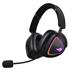 ASUS ROG Delta II Wireless Gaming Headset (50mm Titanium Drivers, ROG SpeedNova, 10mm Super-Wideband Mic, 110+HR Battery, DualFlow Audio, BT, 2.4 GHz, 3.5 mm, For PC, Switch, PS4, PS5, Xbox) - Black