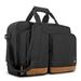 SOLO DUANE 15.6 HYBRID LAPTOP BACKPACK/ BRIEFCASE - BLACK/TAN