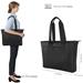 EVERKI  Business Women’s Slim Laptop Tote 15.6 inch, Black (EKB418)