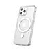 TUFF8 MAG CLEAR BACK W/ WHITE MAGNETIC CIRCLE FOR IPHONE 13 PRO ANTI-BACTERIAL