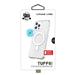 TUFF8 MAG CLEAR BACK W/ WHITE MAGNETIC CIRCLE FOR IPHONE 13 PRO ANTI-BACTERIAL(Open Box)