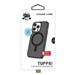 TUFF8 MAG SMOKE BACK CASE W/ MAGNETIC CIRCLE FOR IPHONE 13 PRO ANTI-BACTERIAL