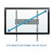 Mount-It!  Fixed TV Wall Mount, 32"-55" Inch TVs | MI-3050