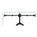 Mount-It! 19"-24" Triple Monitor Stand Freestanding Desk Mount | MI-789