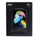 Epson Hot Press Bright Fine Art Paper - 98% Opacity - 17" x 22" - 330 g/m&#178; Grammage - Matte, Smooth - 25 / Pack - Acid-free, Chlorine-free, Lignin-free