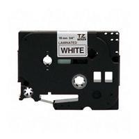 Brother TZE241 Laminated Tape 3/4" Black on White for P-Touch (26.2 ft)