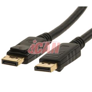 iCAN Premium DisplayPort 1080P Cable, Male to Male, Gold Plated, 10FT