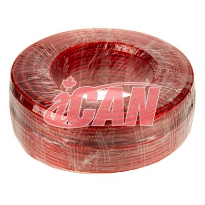 iCAN 12AWG PREMIUM OFC FIL DE HAUT-PARLEUR + 4 jeux de fiches bananes dorées, 300 pi