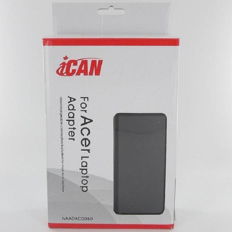 iCAN Replacement Acer/Gateway PA-1650-02 Compatible AC Adapter 65 Watt 19V 3.42A