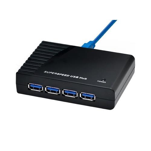 SYBA SuperSpeed USB 3.0 4-port Hub Backward Compatible with USB 2.0 (SY-HUB20062)