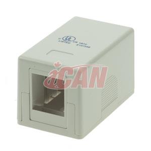 iCAN 1 Port Surface Mount Box CAT4/5/6