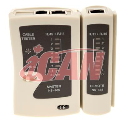 iCAN Cable Tester for RJ11 and RJ45 with Remote Module