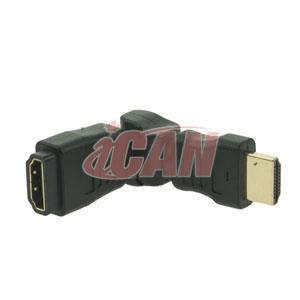 iCAN HDMI M/F Adapter 360 Degree SWIVEL(Open Box)