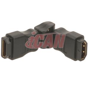 iCAN HDMI F/F Adapter 360 Degree SWIVEL (ADP HDMI-FF-SW) Replaced by CAICA00104(Open Box)