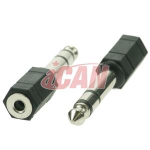 iCAN 3.5mm Stereo Jack to 1/4" Stereo Plug