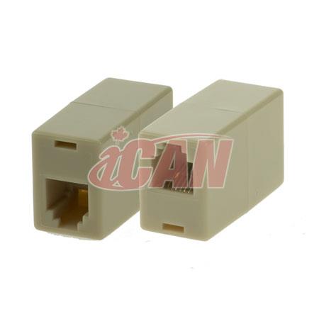 iCAN Female to Female Coupler for RJ12 6P6C(Open Box)