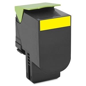 Lexmark 70C1HY0 701HY Yellow High Yield Return Program Toner Cartridge - Yellow - Laser - 3000 Page