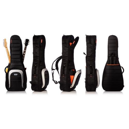 MONO M80 Dual Electric Guitar - Dual Electric Guitar Gig Bag Case (Black)