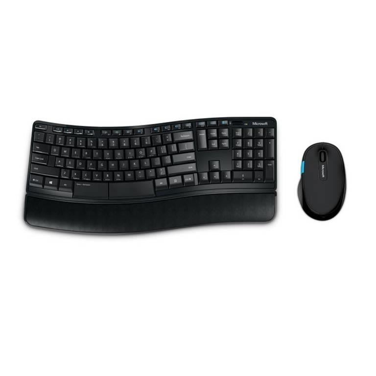 Microsoft (L3V-00002) Sculpt Comfort Desktop Wireless Keyboard and Mouse Combo - Black