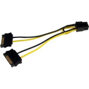 STARTECH 6in SATA Power to 6-Pin PCI Express Power Cable Adapter