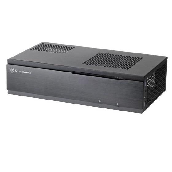 SilverStone Milo ML06B (Black) HTPC Black Aluminum SECC mITX 2x USB3.0 (SST-ML06B)