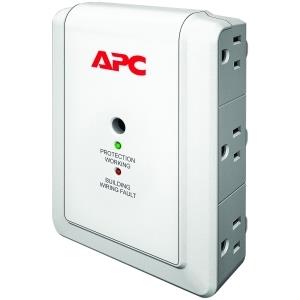 APC P6W 6-Outlets Surge Suppressor - 1080-Joule (P6W)