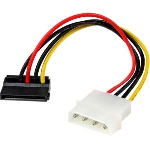 STARTECH 6in 4-pin Molex to Left Angle SATA Power Cable Adapter - 6"