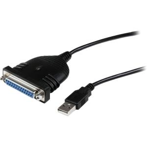 STARTECH USB to DB25 Parallel Printer Adapter Cable - M/F - 6 ft.