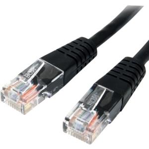 StarTech Molded Cat5e UTP Patch Cable (Black) - 10 ft. (M45PATCH10BK)