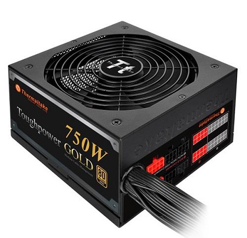 THERMALTAKE Toughpower 750W Gold TPD-0750M - SLI/CrossFire Ready 80 PLUS Semi Modular Cables  Active PFC Power Supply (PS-TPD-0