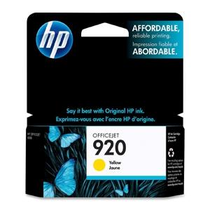 HP 920 Yellow Original Ink Cartridge (CH636AN)