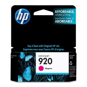 HP 920 Magenta Original Ink Cartridge (CH635AN)