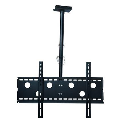 TygerClaw Tilt Ceiling Mount (CLCD103BLK) Designed for Most 36" to 60" Flat-Panel TVs up to 176lbs/80kgs | Black Color | with t