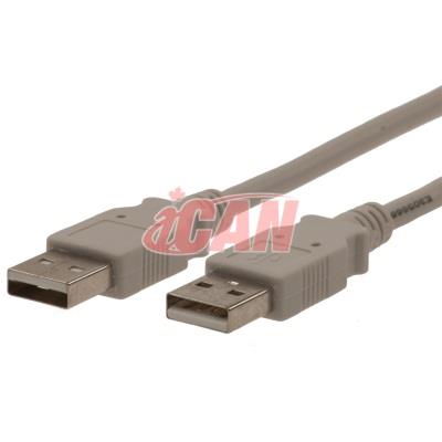 iCAN USB A-A M/M Cable - 15 ft. (for PC to PC or PC to Device with type "A" connection) (USB2HSAAMM-015)