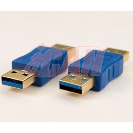 iCAN USB 3.0 SuperSpeed A Male to A Male Male Gold-plated adapter (1 pack)