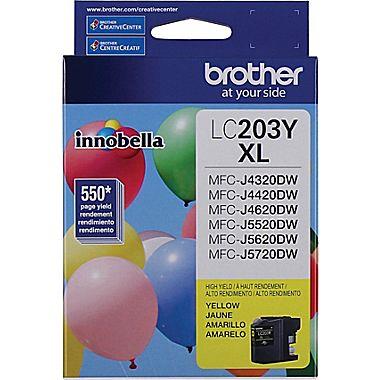BROTHER LC203YS High Yield Yellow Ink Cartridge