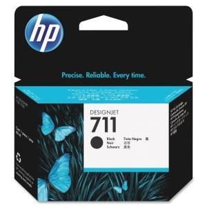 HP 711 80-ml Black Ink Cartridge - Inkjet - 1 Each (CZ133A)