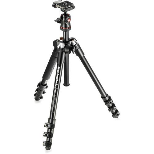 MANFROTTO BeFree - Compact Travel Aluminum Alloy Tripod (Black)