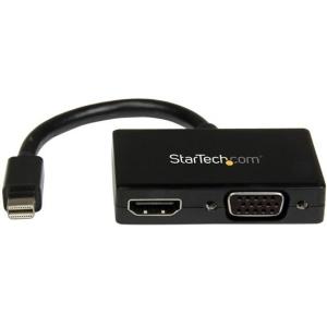 STARTECH Travel A/V Adapter: 2-in-1 Mini DisplayPort to HDMI/VGA