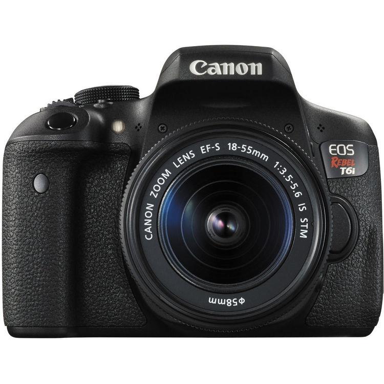 CANON EOS Rebel T6i - DSLR Camera Kit with EF-S 18-55mm f/3.5-5.6 IS STM lens | 24.2 MP APS-C CMOS Sensor | DIGIC 6 Image Proce