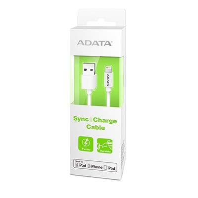 ADATA Sync & Charge Lightning Cable 3.28ft White