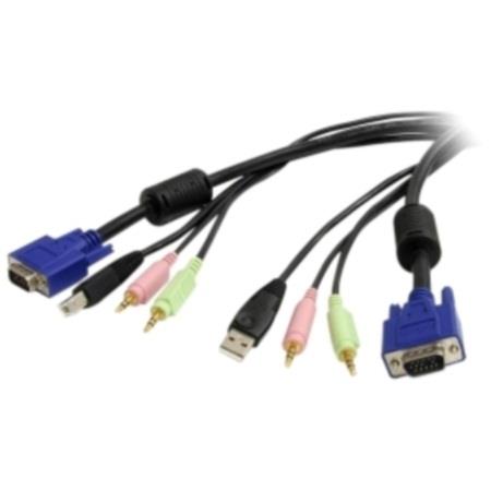 STARTECH (USBVGA4N1A6) 4-in-1 USB VGA KVM Switch Cable - 6ft.