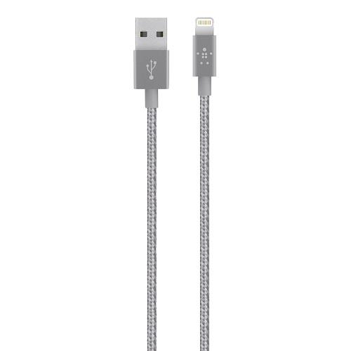 BELKIN (4 ft) Lightning to USB 2.0 Cable - Gray