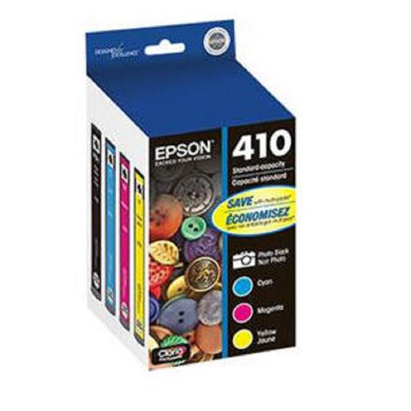 EPSON 410 Photo Black and Color Ink Cartridges Value Pack (T410520-S)