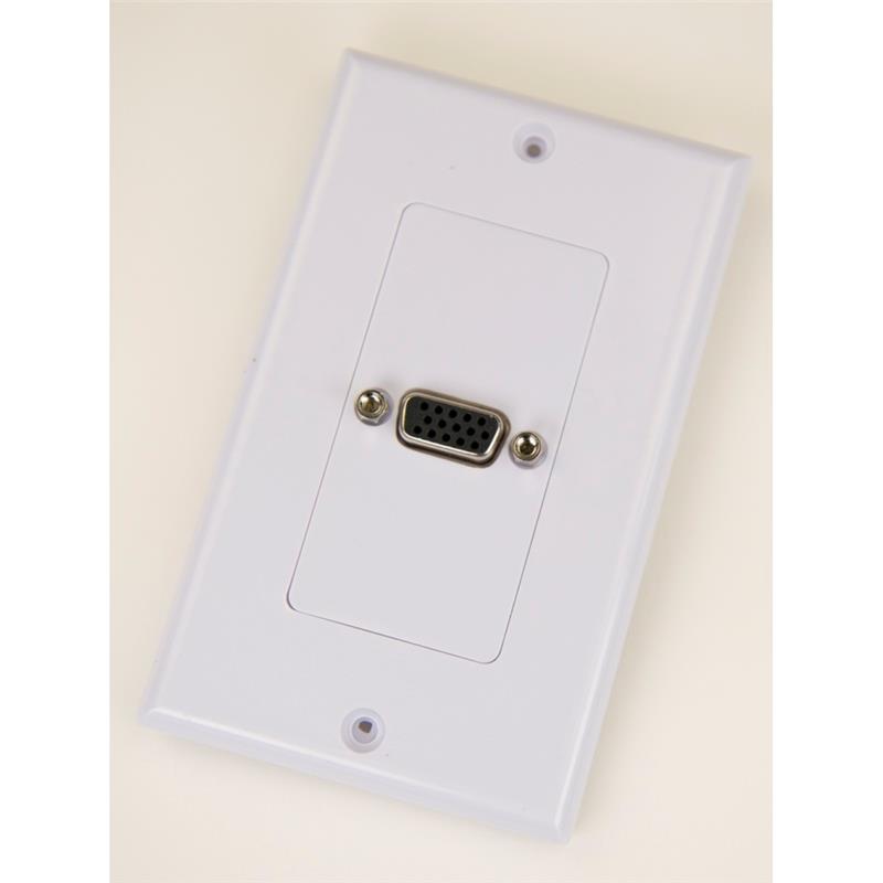 iCAN 1 Port SVGA (HD14) Female/Female Keystone Faceplate