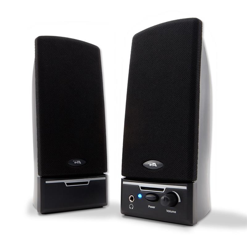 CYBER ACOUSTICS CA-2014 2.0 Speaker System 4W RMS Black