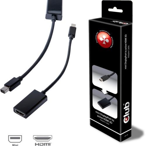 CLUB 3D MiniDisplay Port to an Active HDMI 3D Connection Adapter