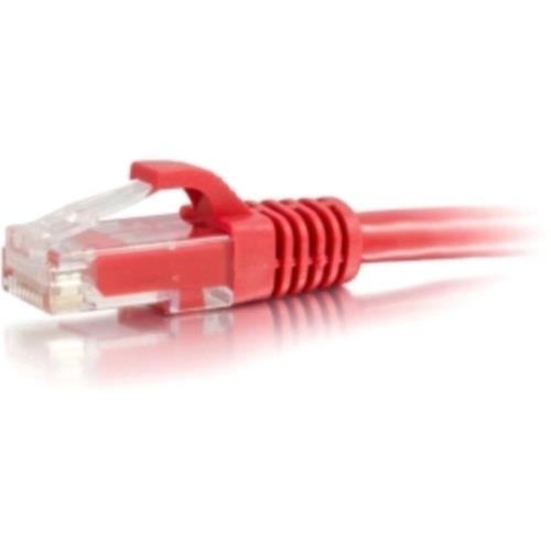 C2G Cat5e Snagless UTP Cable- Red 5ft