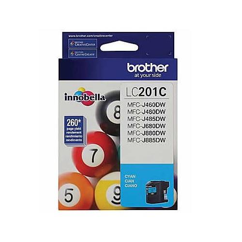 Brother LC201 Cyan High Yield Ink Cartridge (LC201CS)